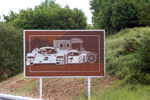 And here is the sign that is so familiar to regular Le Mans visitors - and boy did I struggle to get this shot with my recalcitrant lens!  