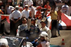 The boys of the 20 Mazda-Kudzu, Franck Freon, Yojiro Terada and Jim Downing.  Freon qualified the car 26th