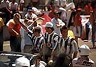 With their Newcastle United colours to the fore, the drivers of the 28 Lister were easy to spot.  Geoff Lees, Anthony Reid and Tiff Needell.  21st on the grid