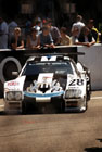 The Lister Storm competed in '95 but had a relatively early exit.  It was looking good in it's Newcastle United colours, even if John Hindhaugh of Radio Le Mans didn't approve!