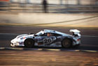 The works Porsches were still having a ding-dong battle with the lead Joest Porsche. The 26 car is driven here by Karl Wendlinger.