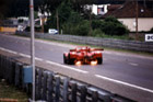 Whose says that you can't take photographs when hanging over the fences at the Restaurant des 24 Heures?!  One of thousands of marvelous flame-outs from the Moretti Ferrari.