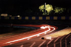 Some light trails down at the Esses. Who's going to bet against there being a Ferrari 333SP amongst the cars that passed in front of my lens for this shot?!