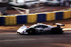 Here's a shot of the 26 Porsche, driven by Allan McNish, sharing with Laurent Aiello and Stephane Ortelli.  McNish was pushing hard to make up for a 35 minute pit stop which dropped him 3 laps behind the 29 Toyota.