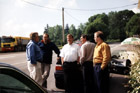 "Well where the bloody hell is he?!"  Pierre, Clive, Ian, Martin and Mark wonder what's happened to Jim in our 3rd car.