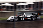 Emanuele Pirro is driving the Audi R8R he shared with Frank Biela and Didier Theys.  Biela qualified the car 11th.  