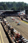 And the pace car is out in the sunshine.  If I remember rightly, due to a mishap between a couple of GT class Porsches.
