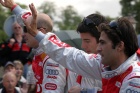 Alexandre Premat, Mike Rockenfeller and Lucas Luhr