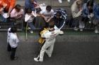 Looking down from the top of the old town, the Corvette drivers are still circulating....