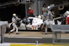 The #11 Dome is in for a driver change with Daisuke Ito hopping out as (I believe) Yuji Tachikawa rushes over with his seat to replace him (while one mechanic looks seriously bored in the background.....!)