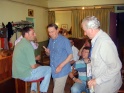 Awaiting our call to the table - Allon, Martyn, Jeremy (seated) and Nick