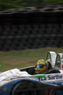 Joao Barbosa in the #16 Pescarolo