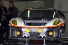 The #89 Hankook-Farnbacher Ferrari of Simonsen, Farnbacher and Montanari.  Qualified 47th.