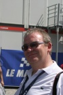 My good friend Kdr, one of the Tenthers actually at work at Le Mans.....