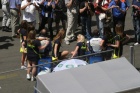 The Creation girls get the kind of close look at the #4 car that I was led to believe I was going to get during the Friday walkabout!!  The car of Campbell-Walter, Ianetta and Ickx which qualified 19th