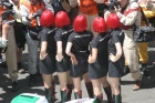 I'm not entirely sure who these ladies were with but they brought some colourful hair to the pitlane for sure!  