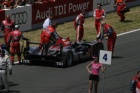 The #2 Audi is settled into position.  The car would be driven by Luhr, Rockenfeller and Werner.  Qualified 6th.
