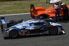 Make way for the pole-sitter!  Franck Montagny starts the #8 Peugeot which was qualified on pole by Sarrazin.  Bourdais was the third driver of this car.