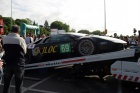 The JLOC Lamborghini arrives, samidst a plethora of 'one lap wonder' jokes.....