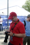 One should never be ashamed to be a virgin - at Le Mans at least!  All the way from Texas, Mr. Robert Blanshard!