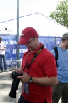 One should never be ashamed to be a virgin - at Le Mans at least! All the way from Texas, Mr. Robert Blanshard!