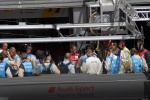 And speaking of disasters, Tom Kristensen speaks to the media after Allan McNish's horrific shunt.