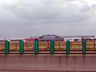 Directly in front, the main ACO grandstand